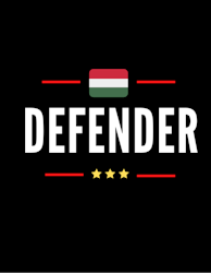 Hungary Defender Klistermärke
