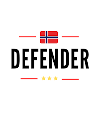 Norway Defender Klistermärke