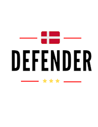 Denmark Defender Klistermärke
