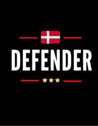 Denmark Defender Klistermärke