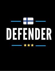 Finland Defender Klistermärke