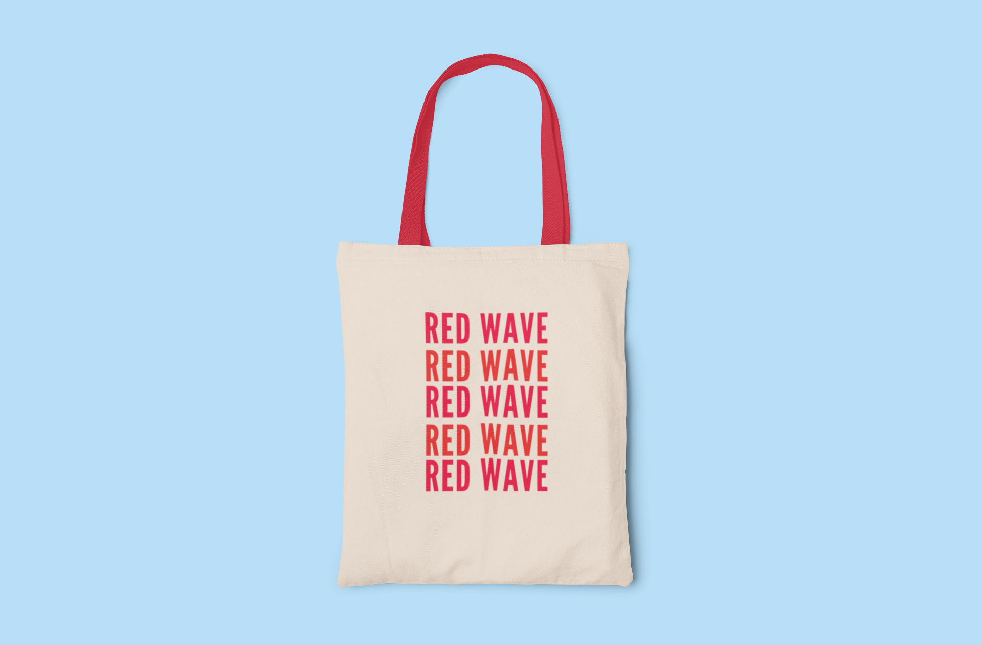 Red Wave Tygkasse