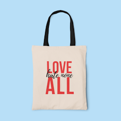 Hate None Tote Bag