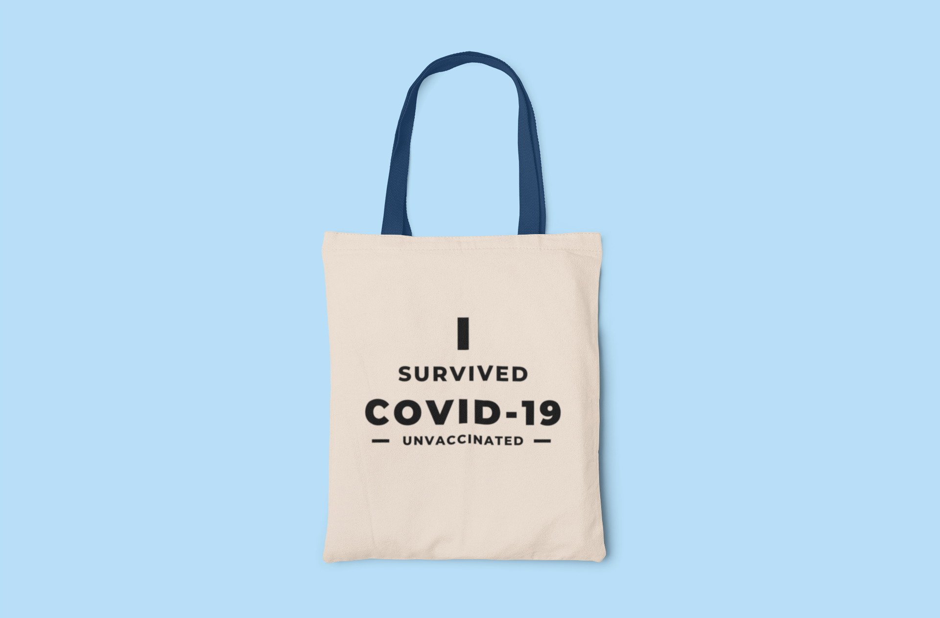 I Survived Covid-19 Tygkasse