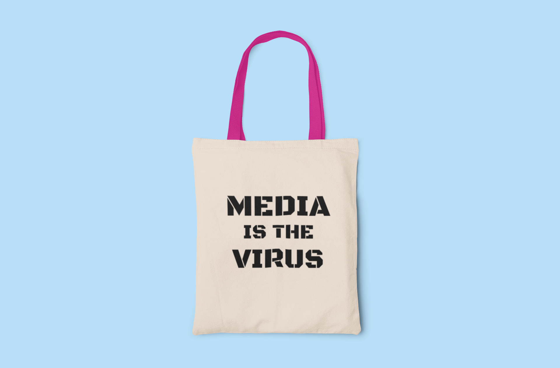Media Is The Virus Tygkasse
