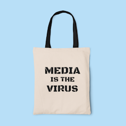 Media Is The Virus Tygkasse