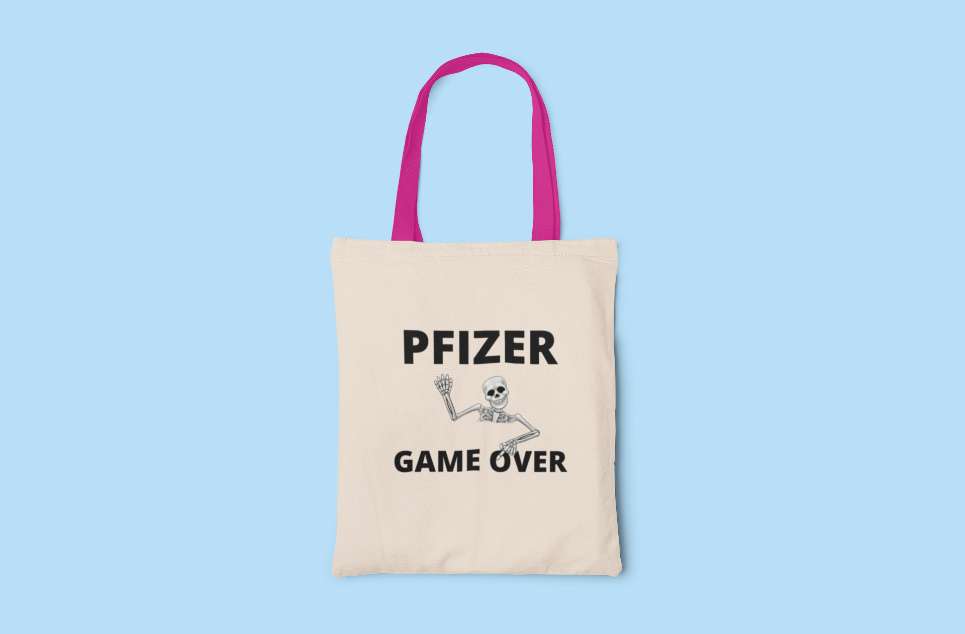 Pfizer Game Over Tote Bag