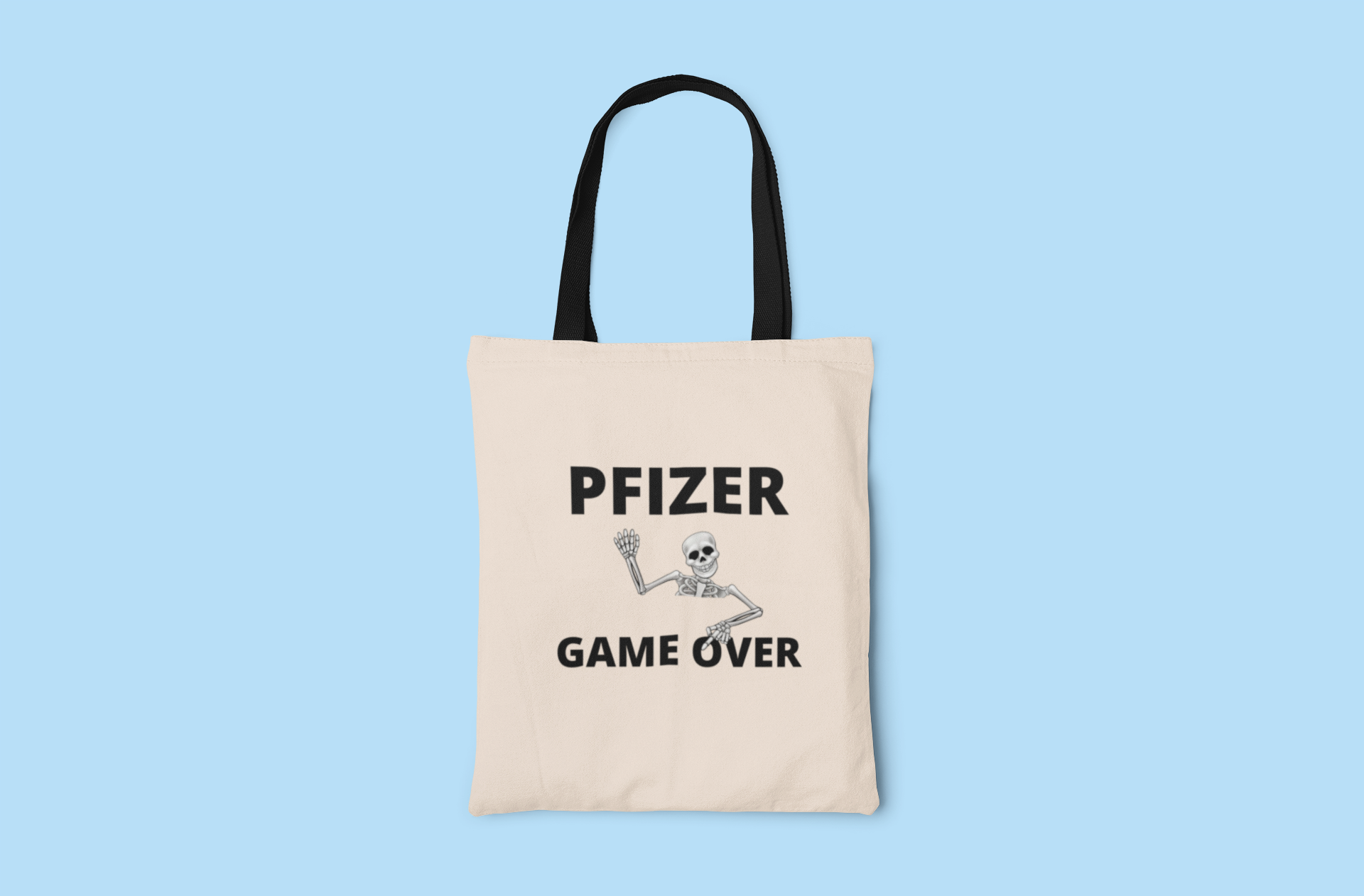 Pfizer Game Over Tote Bag