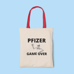 Pfizer Game Over Tote Bag