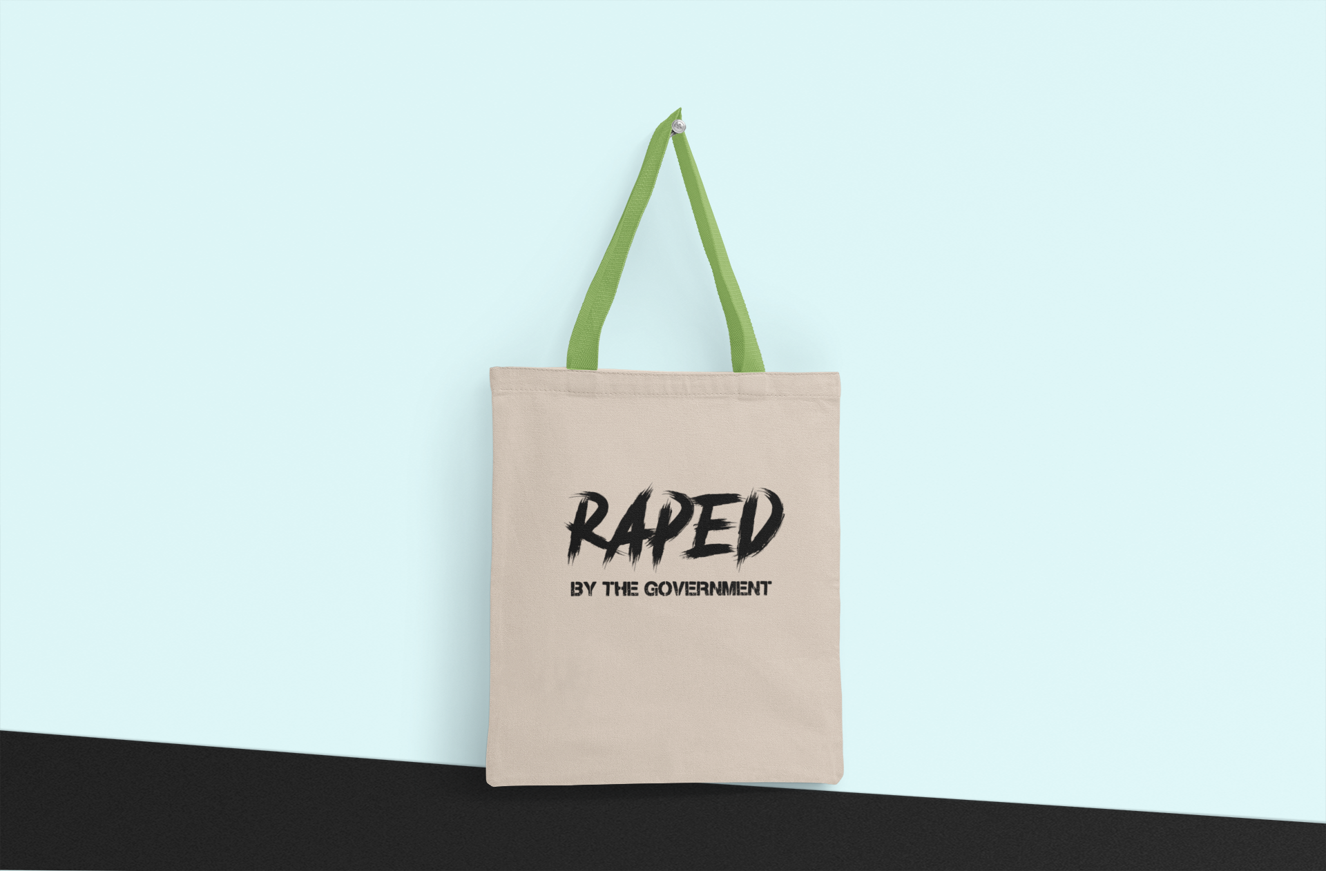 Raped By The Government Tote Bag