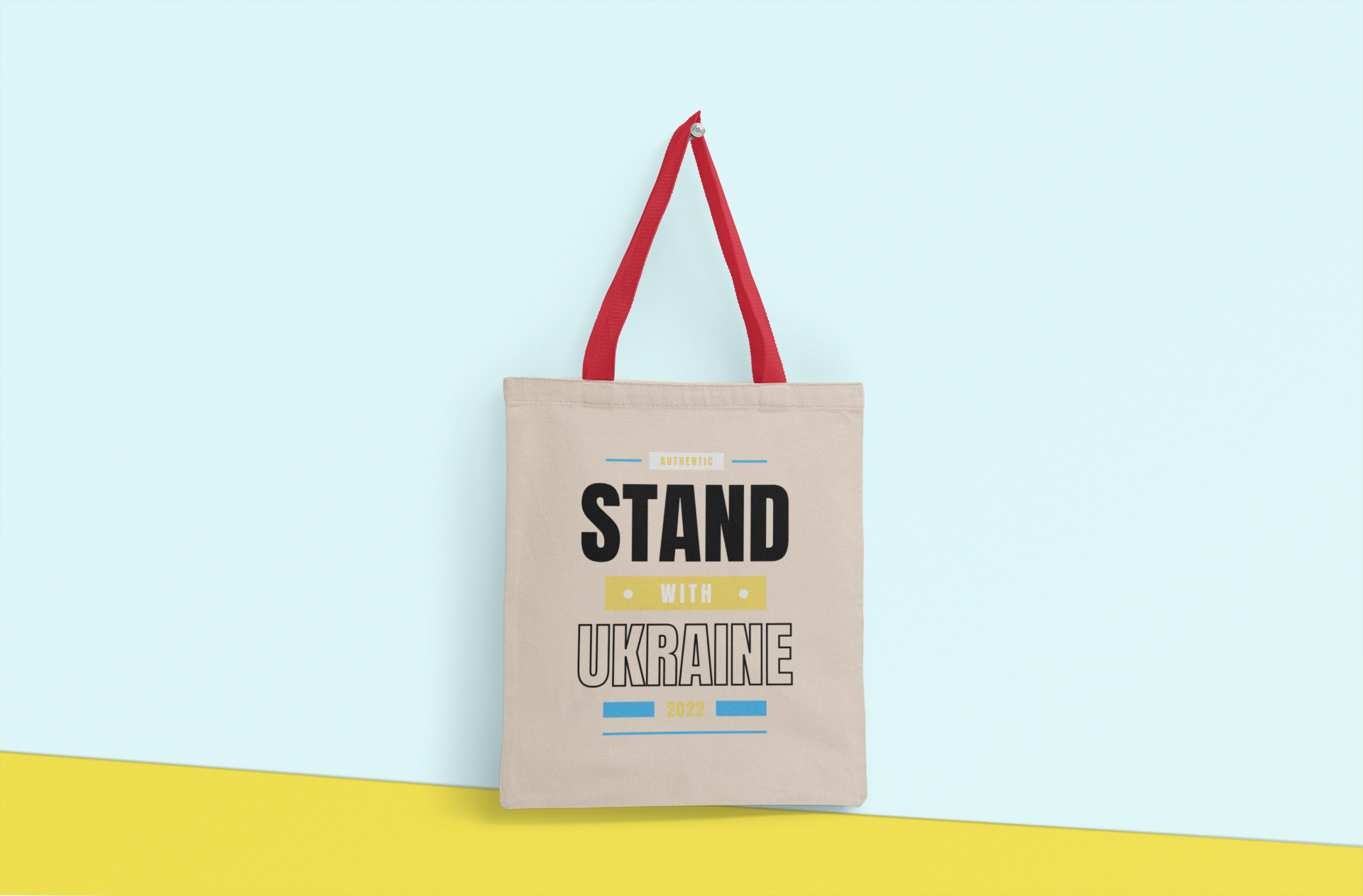 Stand With Ukraine Tote Bag