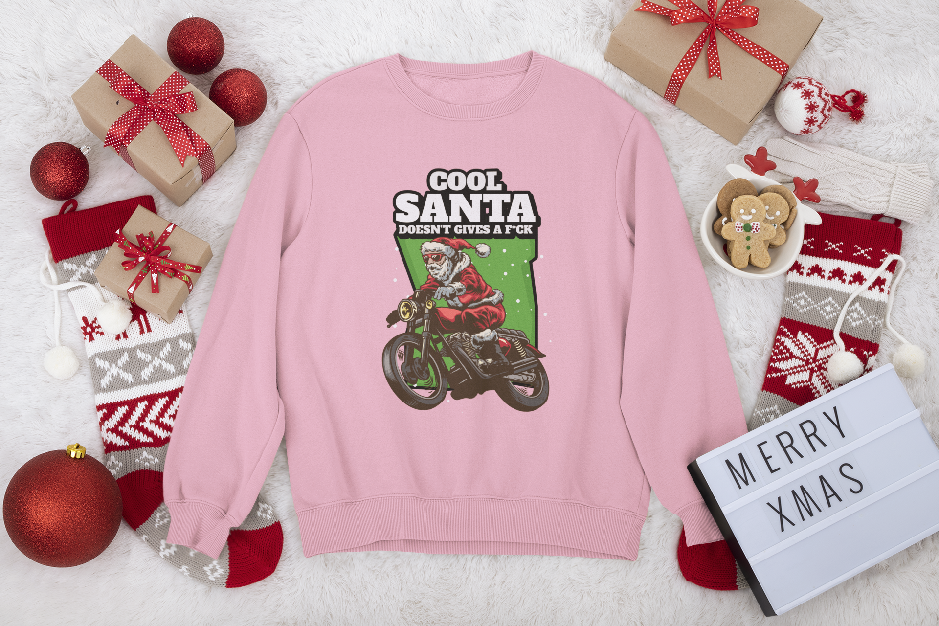 Cool Santa Sweatshirt Unisex