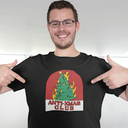 Anti Xmas T-Shirt Herr