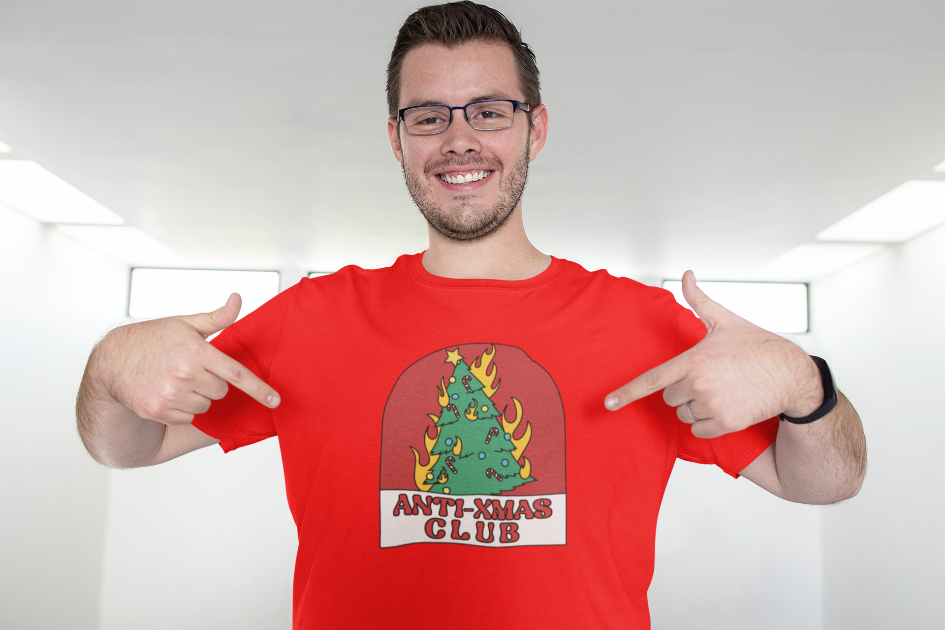 Anti Xmas T-Shirt Herr