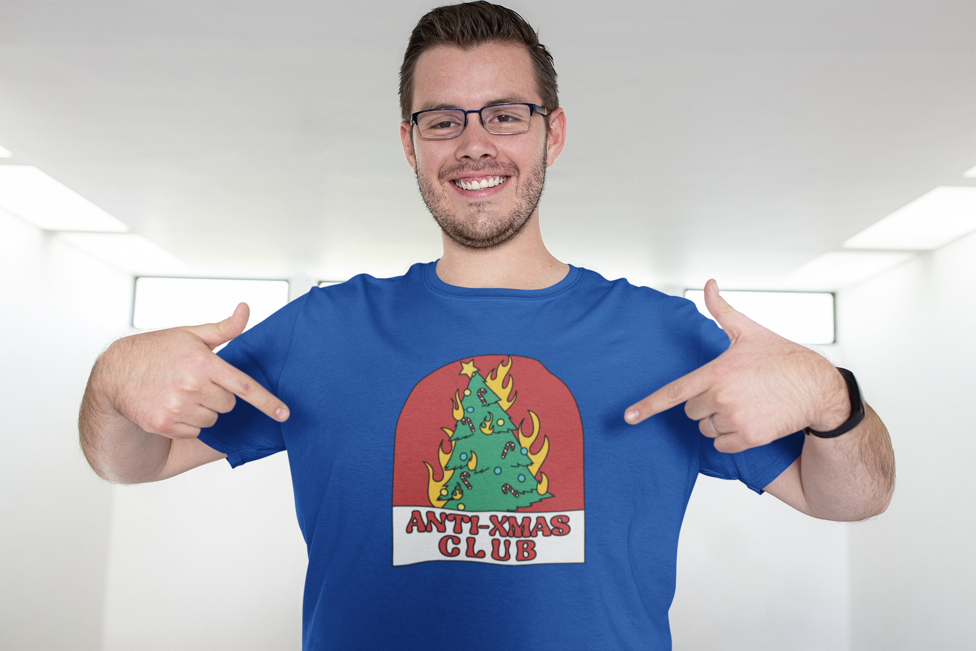 Anti Xmas T-Shirt Herr