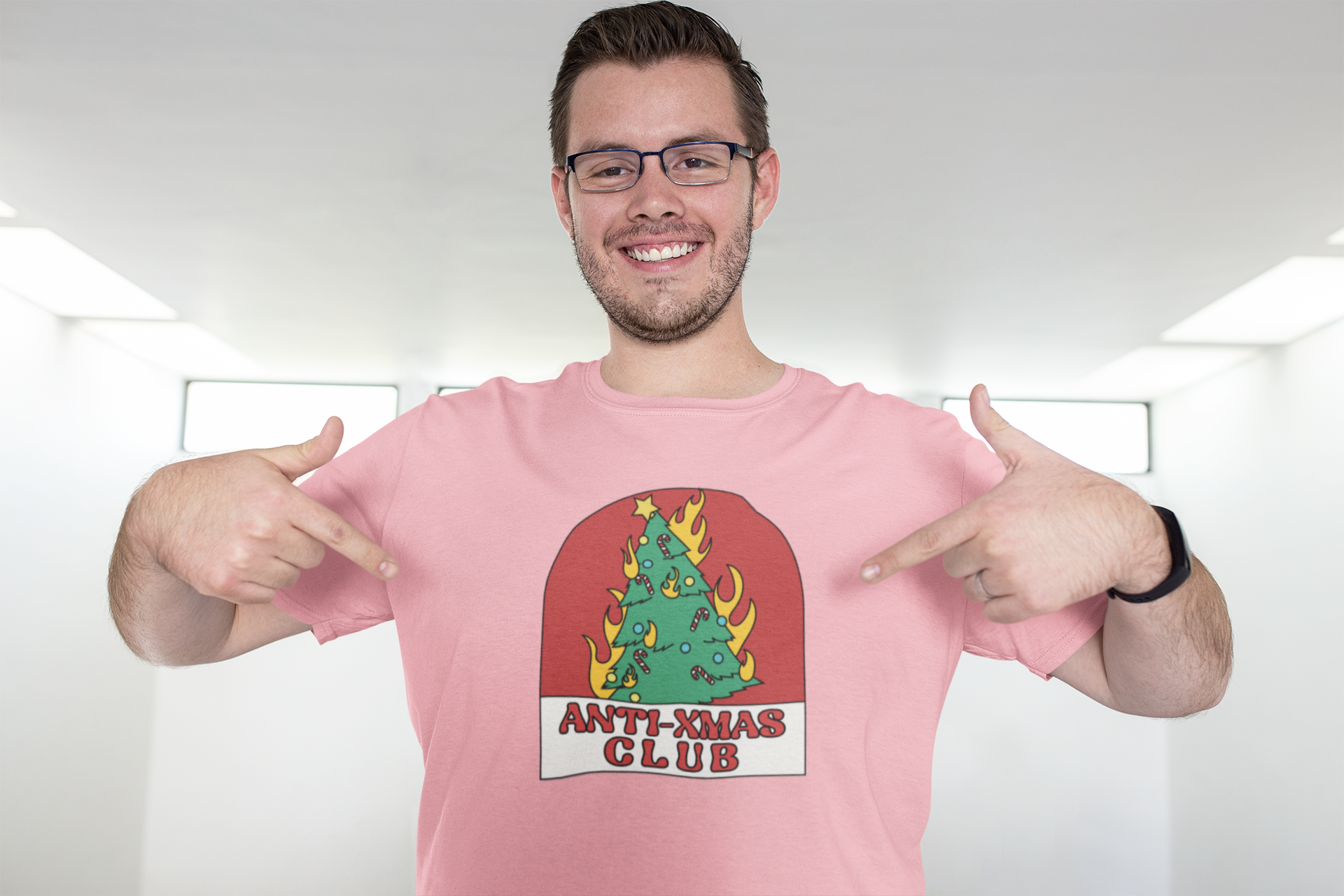 Anti Xmas T-Shirt Herr