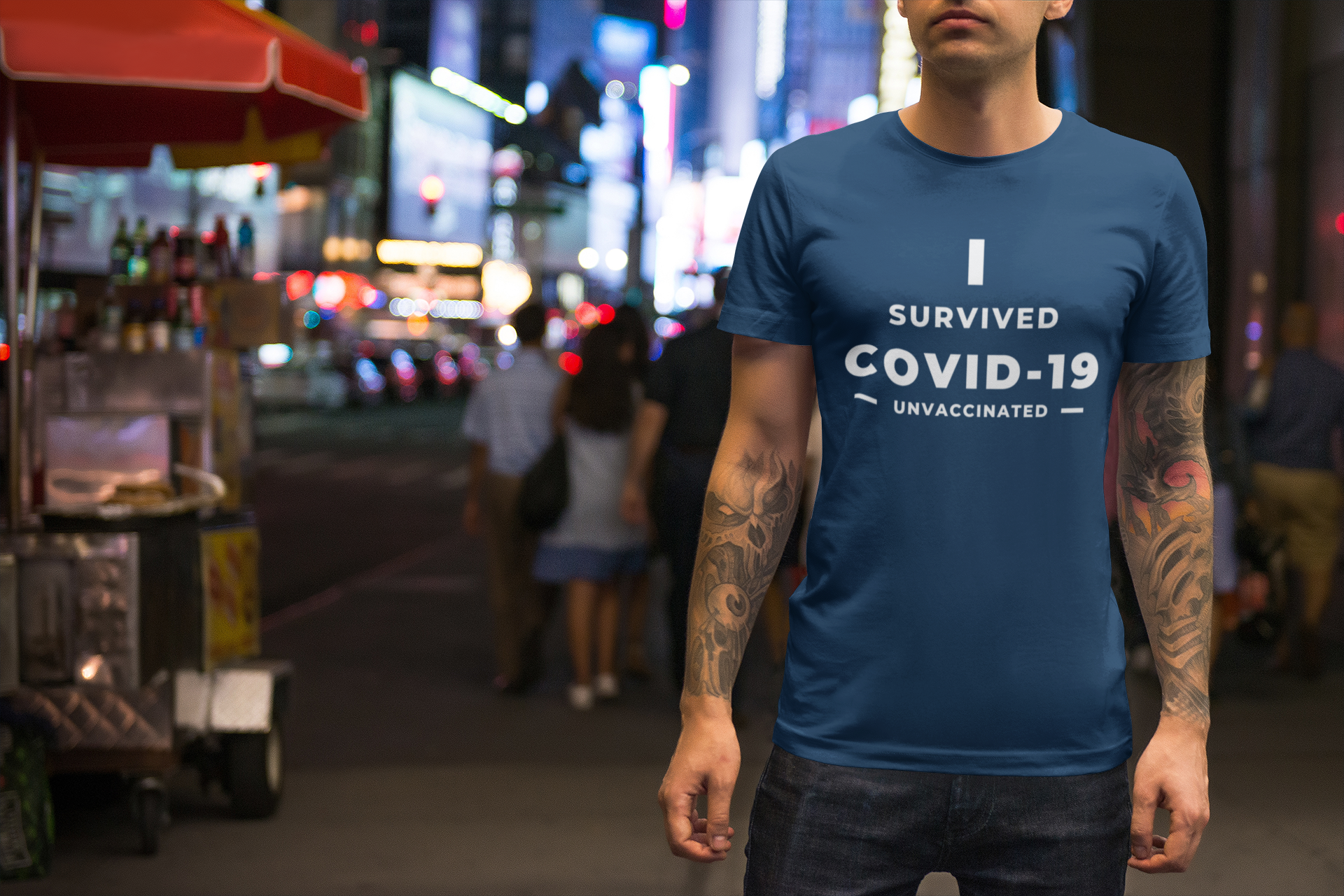 I Survived Covid-19 T-Shirt Men