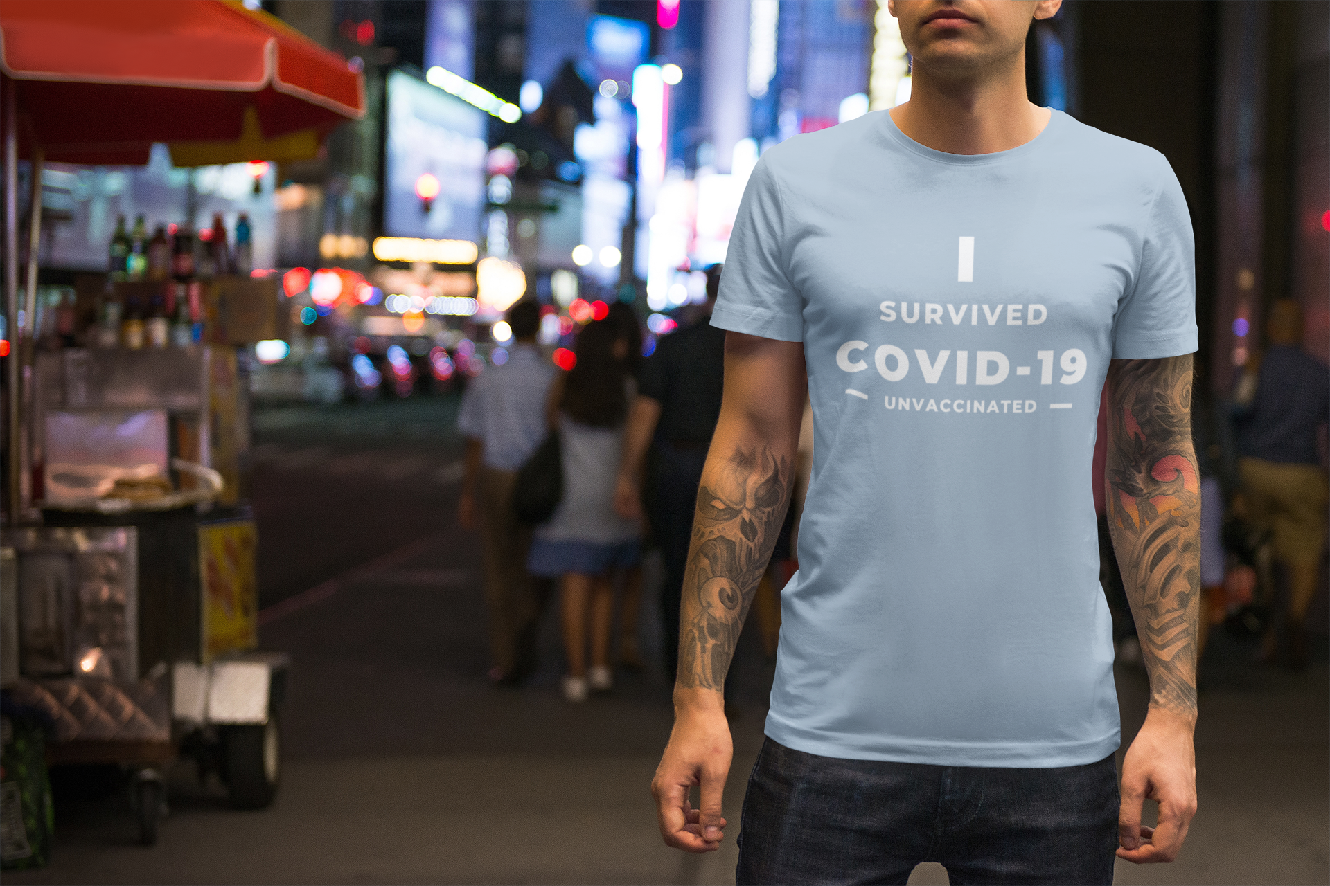 I Survived Covid-19  T-Shirt Herr