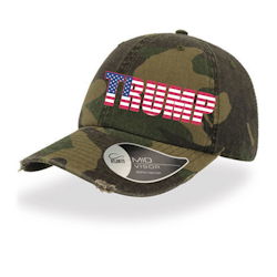 Trump Support Camo Cap