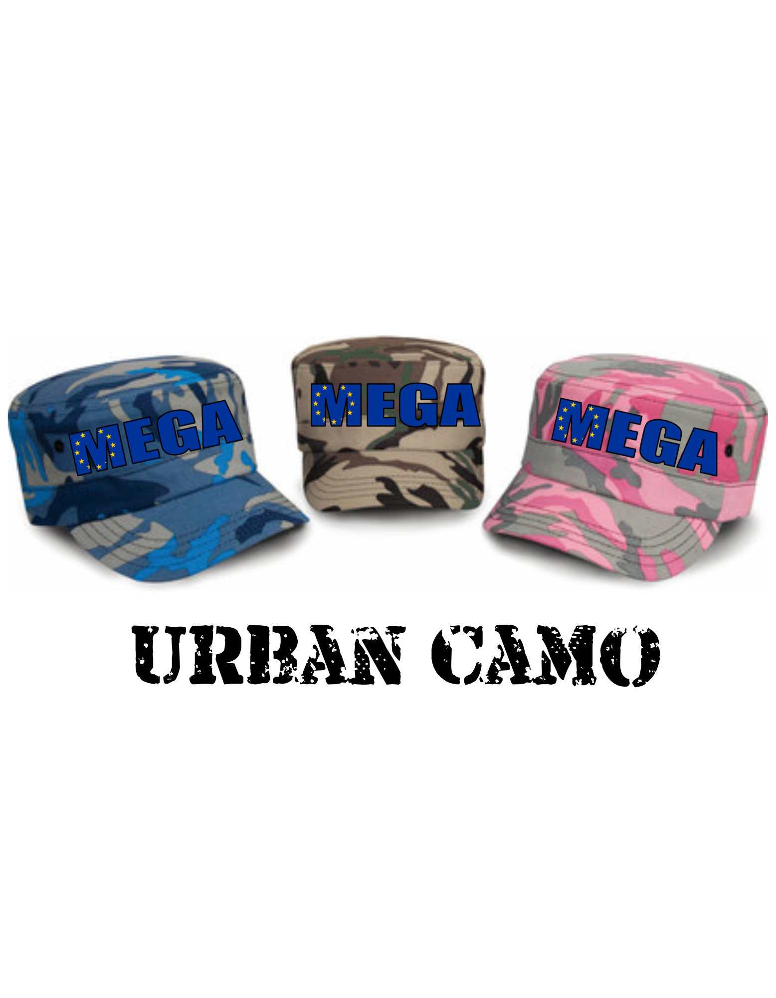 MEGA  Urban Camo Cap
