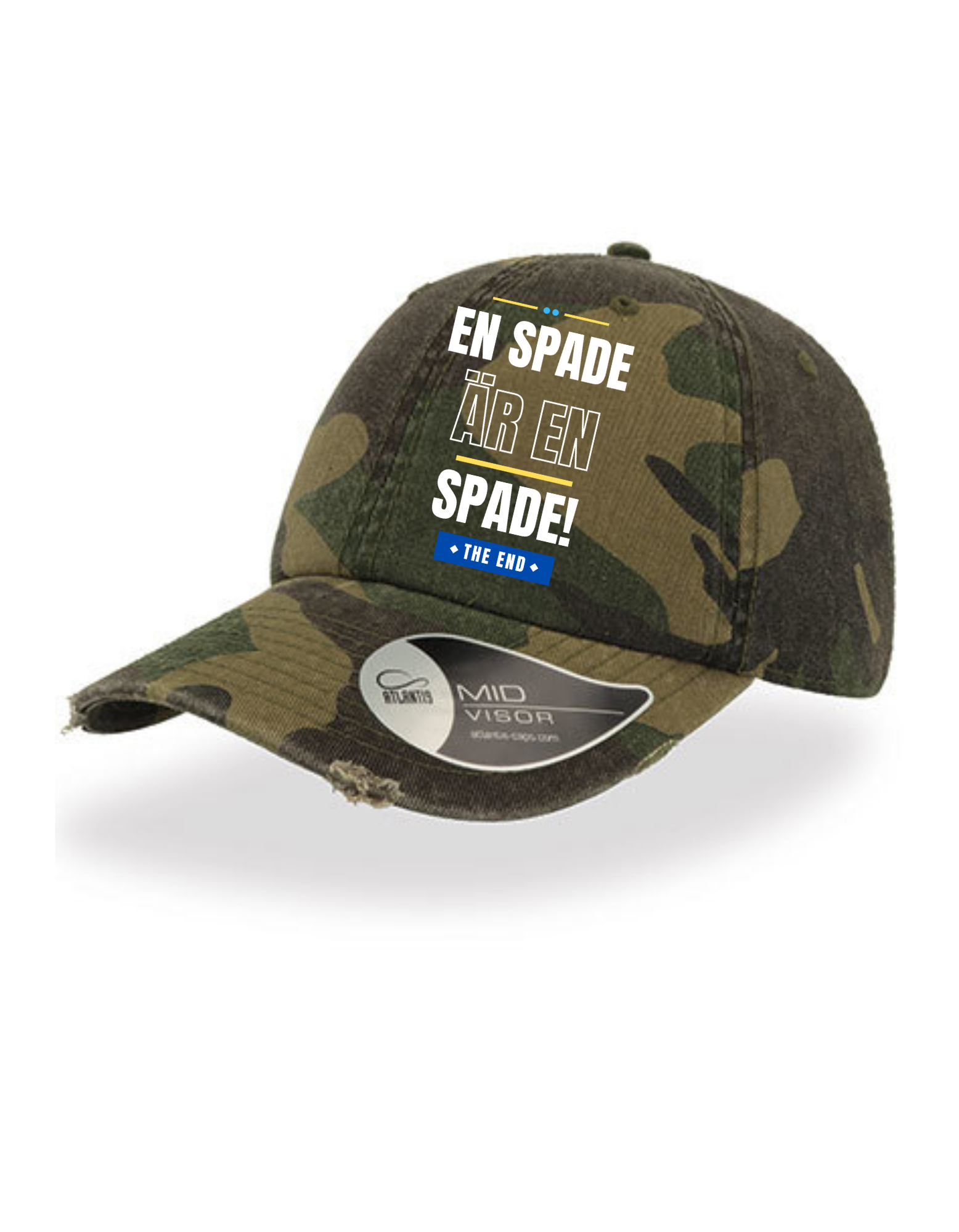 En Spade Är En Spade/Svar På Tal Camo Cap