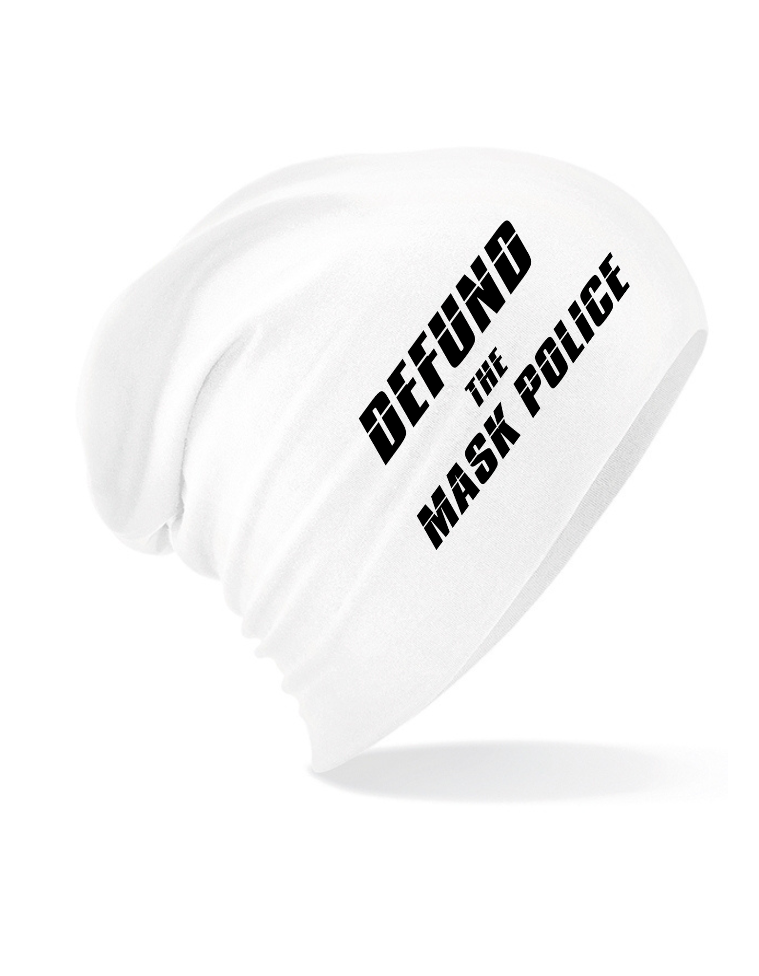 Defund The Mask Police Beanie One Size
