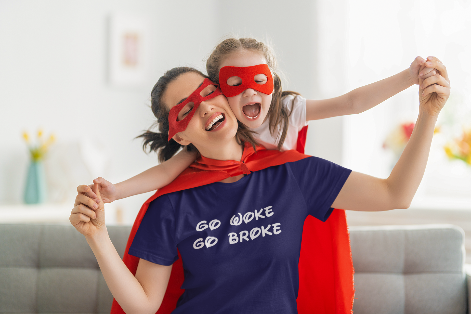 Go Woke Go Broke D-Style T-Shirt  Women