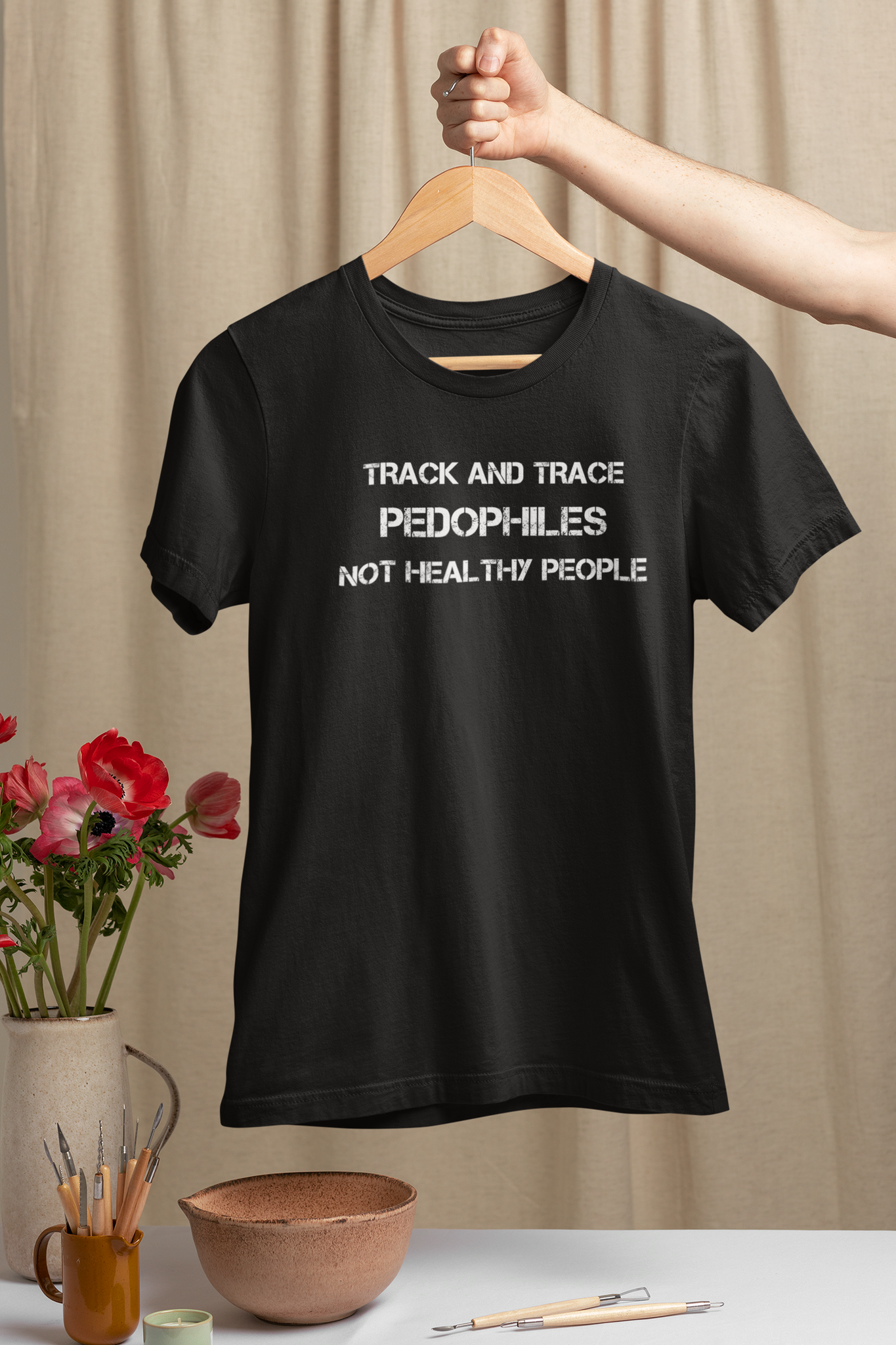 Tshirt Women, Track And Trace Pedophiles