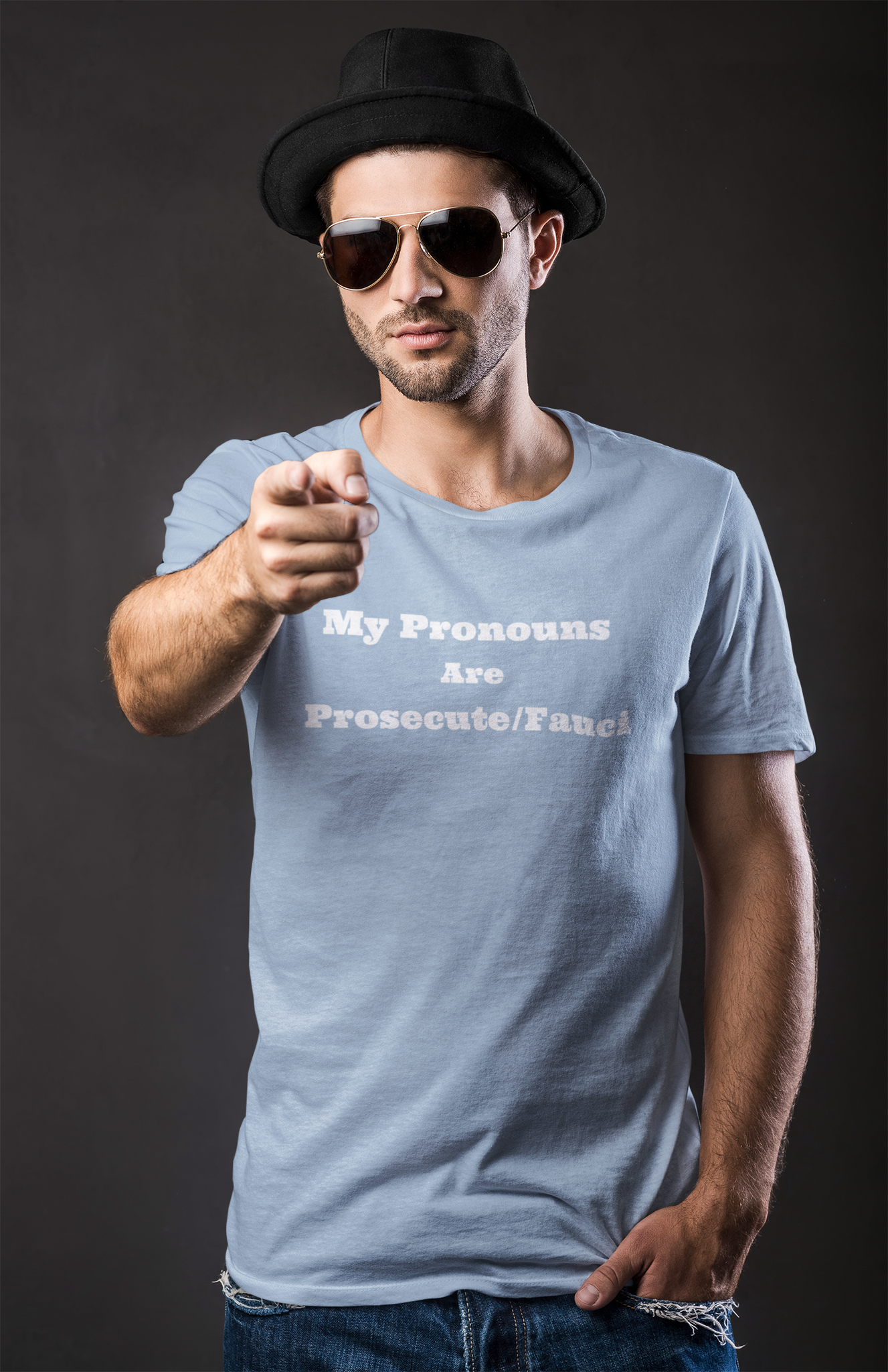 My Pronouns Are Prosecute/Fauci  T-Shirt Herr