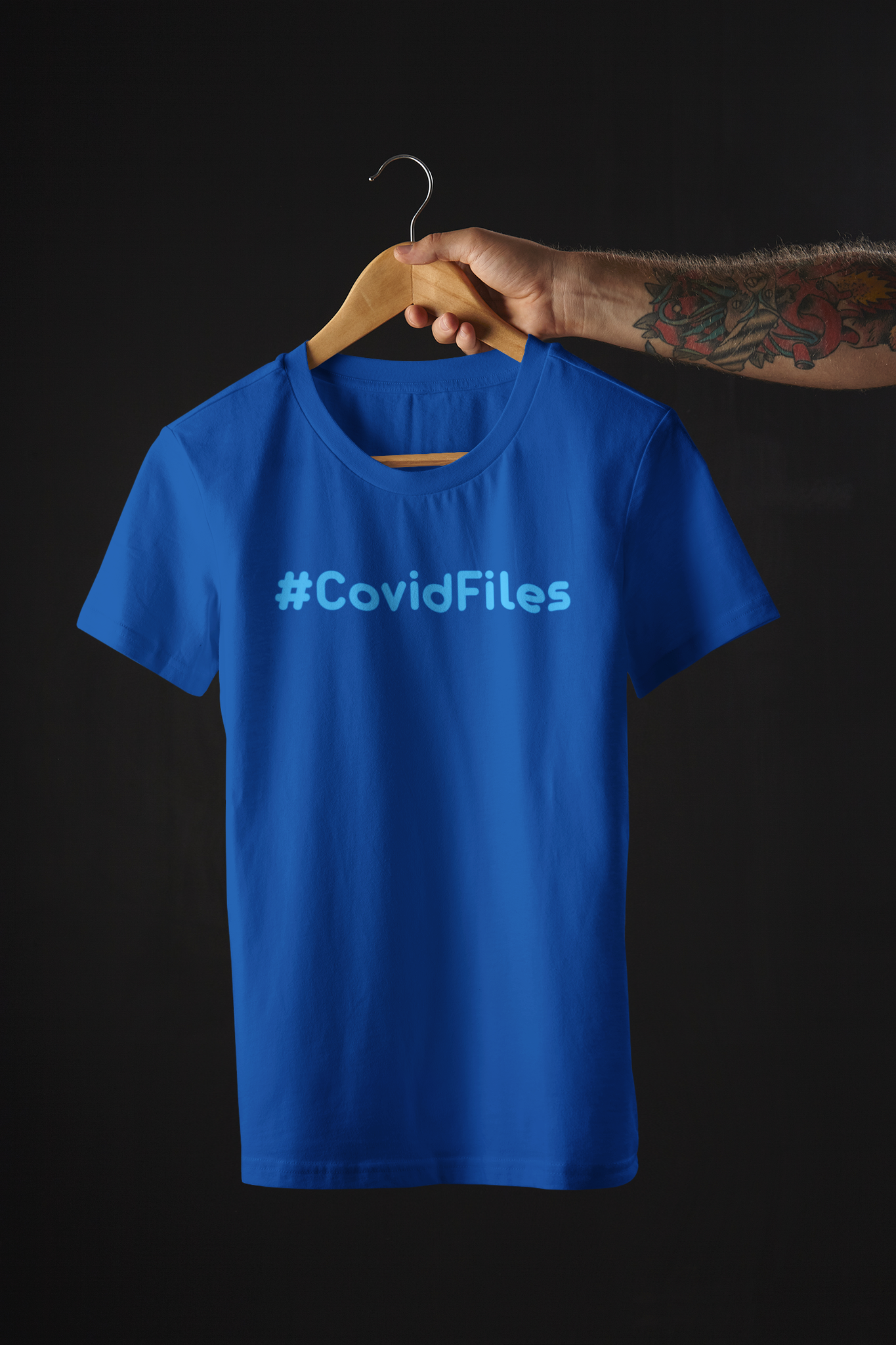 #CovidFiles T-Shirt Herr