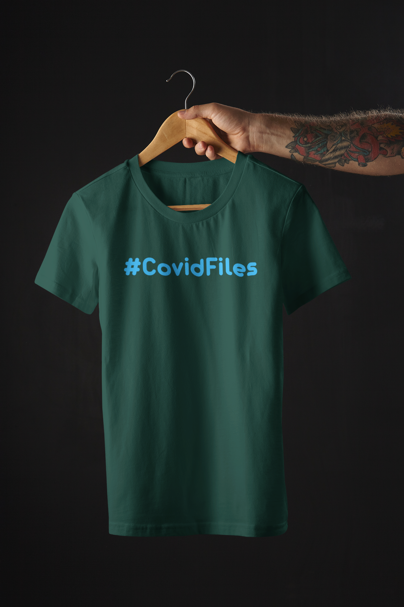 #CovidFiles T-Shirt Herr