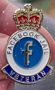 FB Jail Veteran Metal Pin