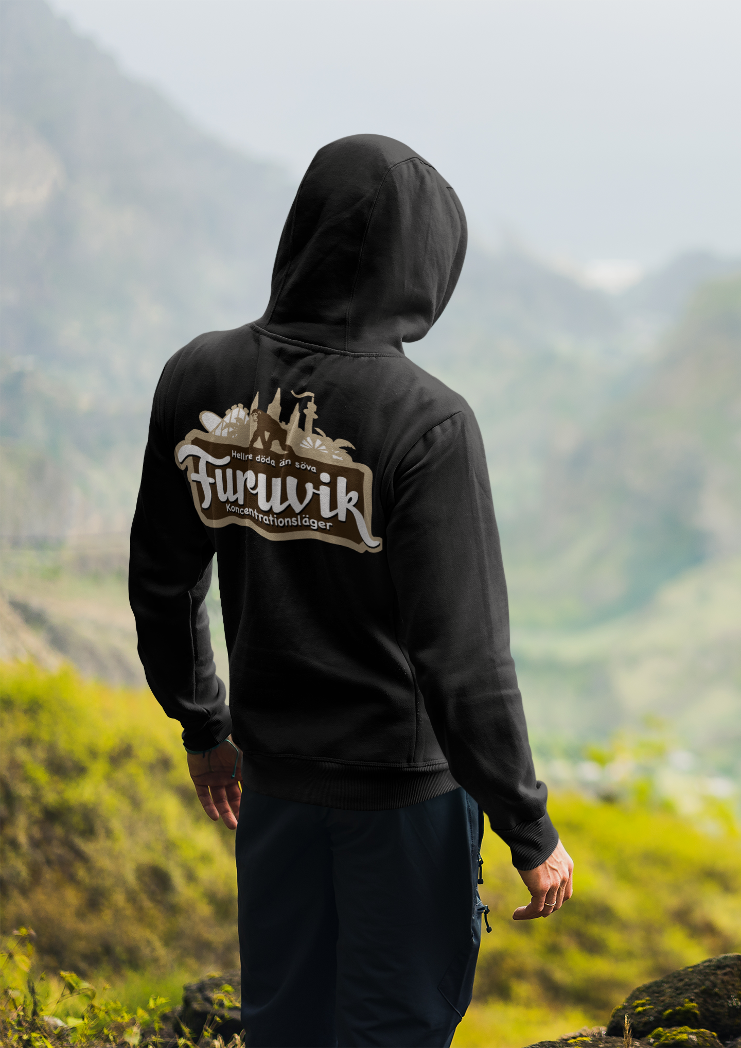 Furuvik (Backprint) Hoodie Herr