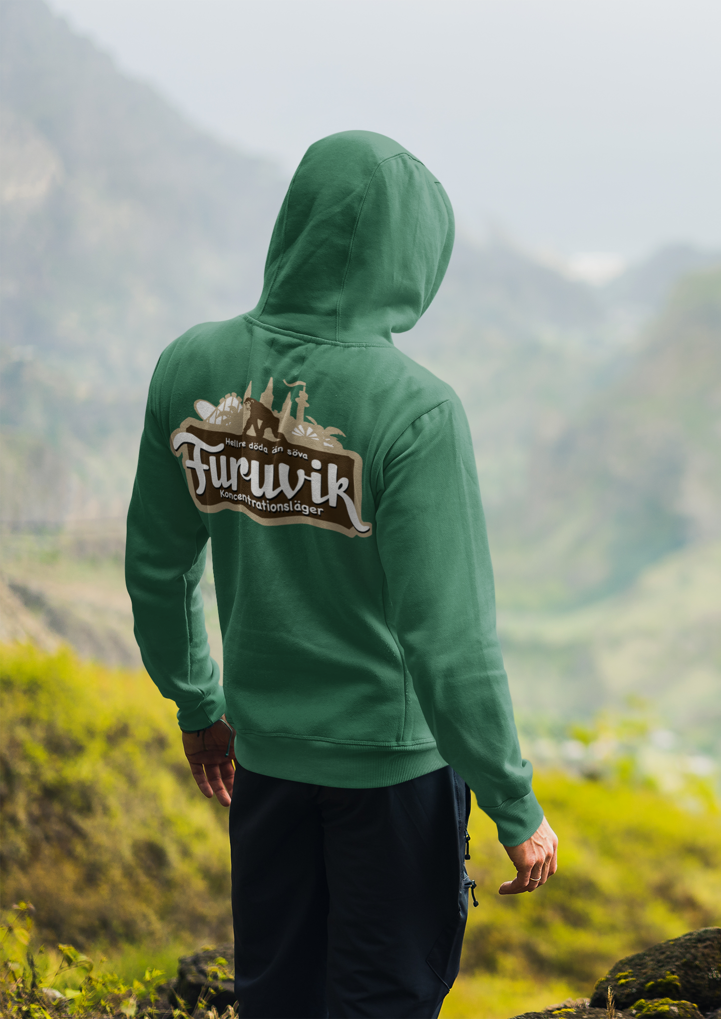 Furuvik (Backprint) Hoodie Herr