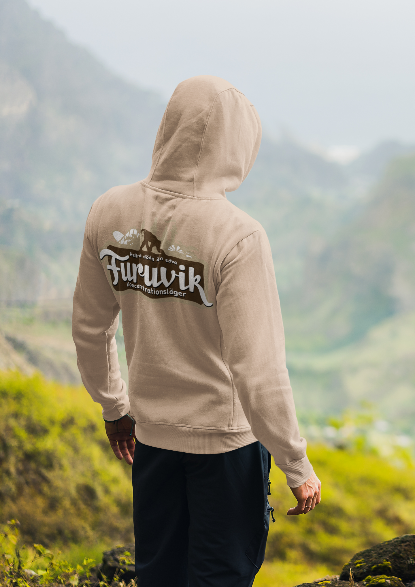 Furuvik (Backprint) Hoodie Herr