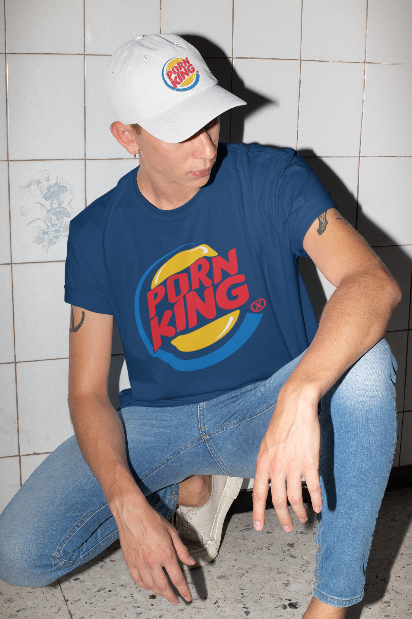 Porn King T-Shirt Herr