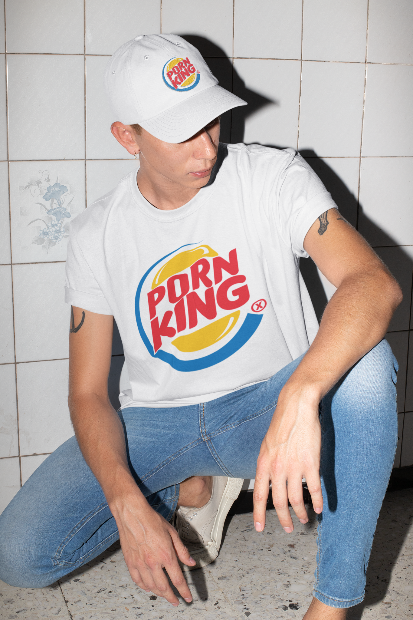 Porn King T-Shirt Herr