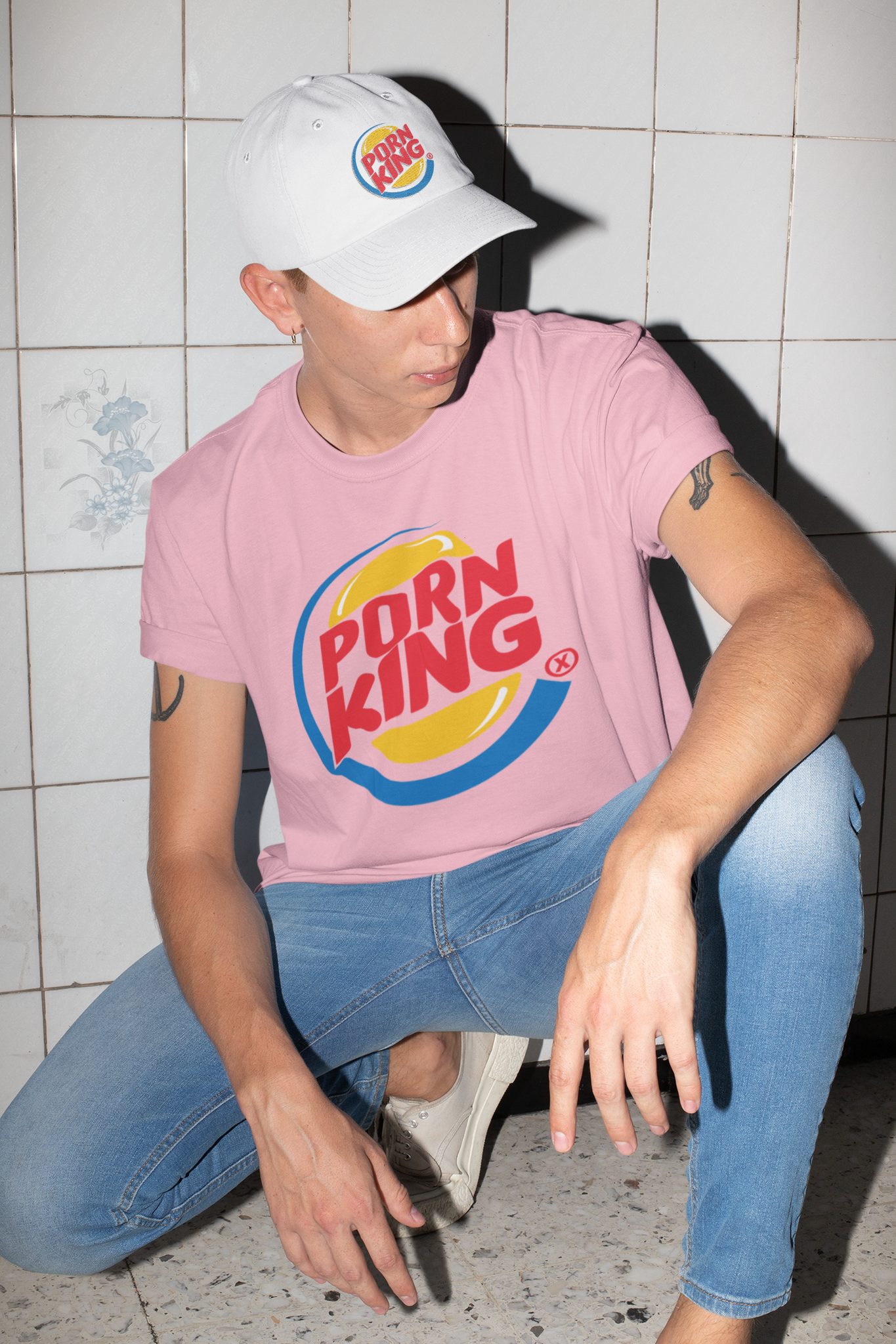 Porn King T-Shirt Herr