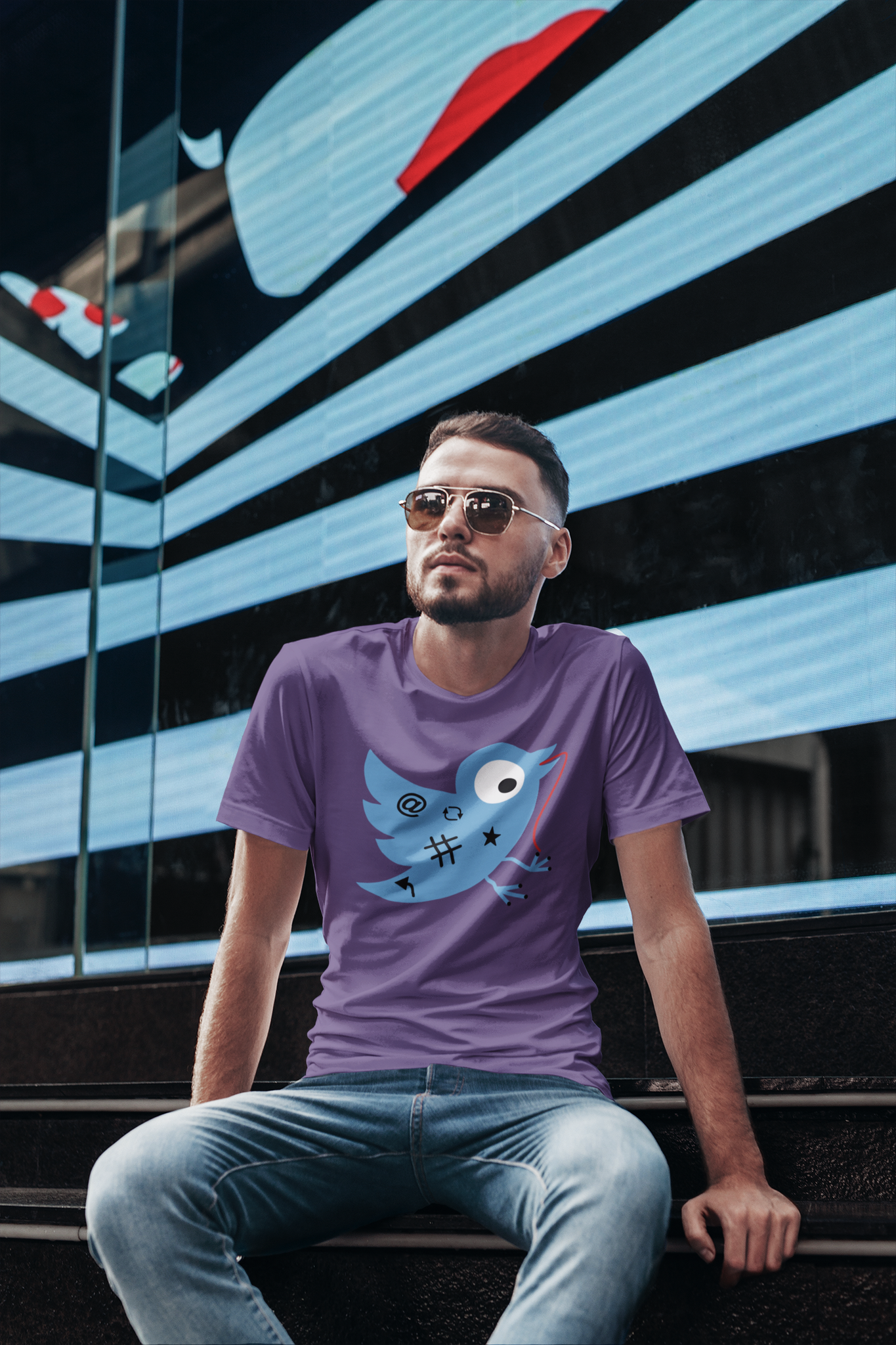 Twitter Birdie Recovery T-Shirt Men