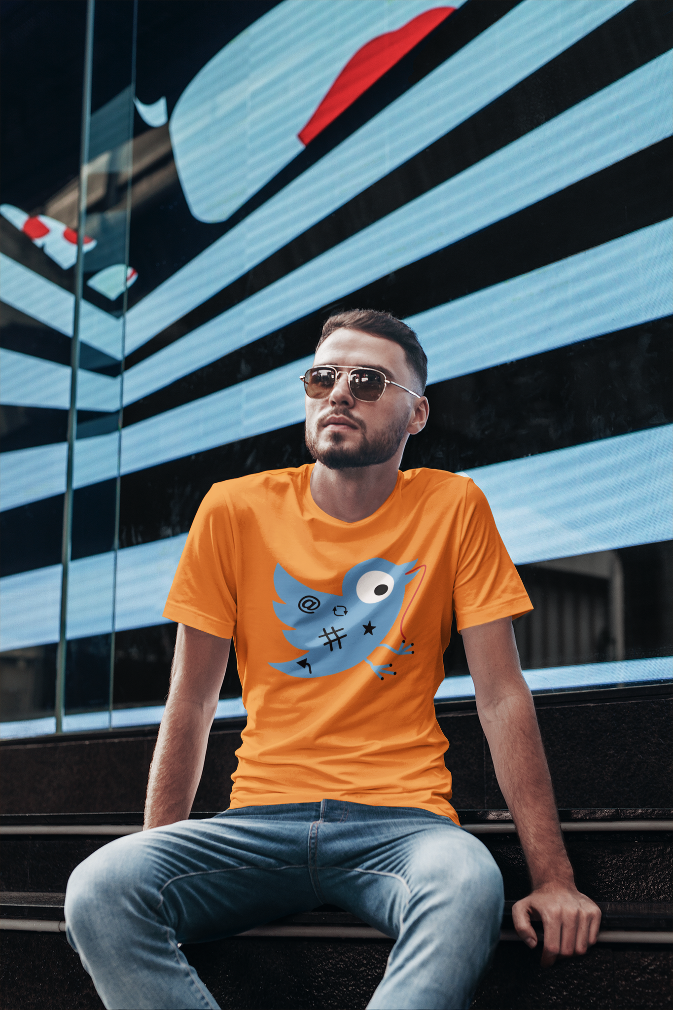 Twitter Birdie Recovery T-Shirt Herr