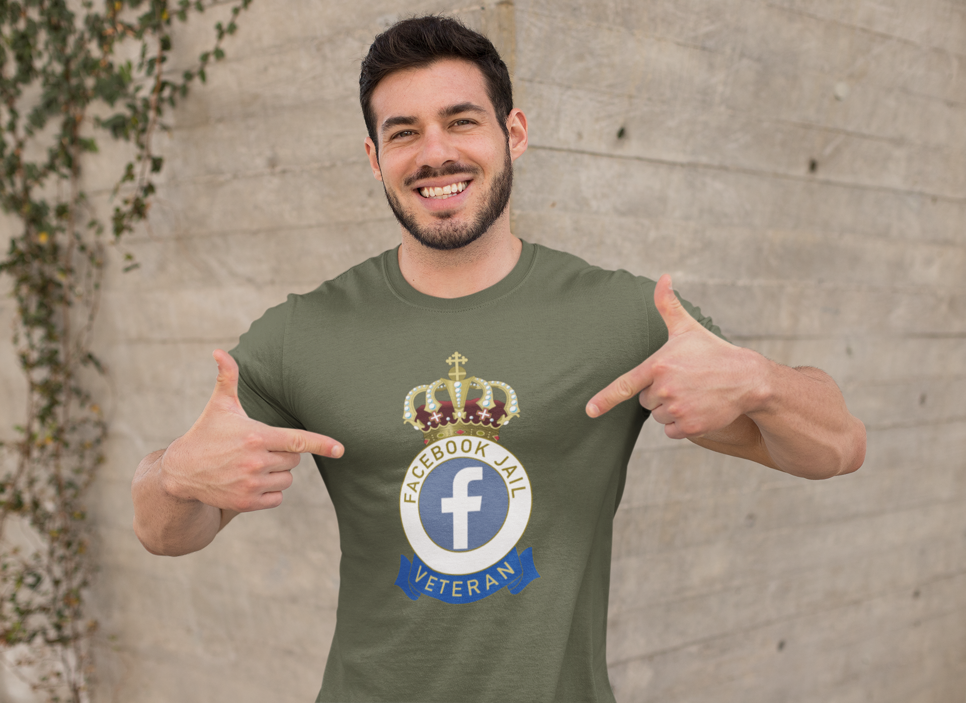 FB Jail Veteran T-Shirt Men