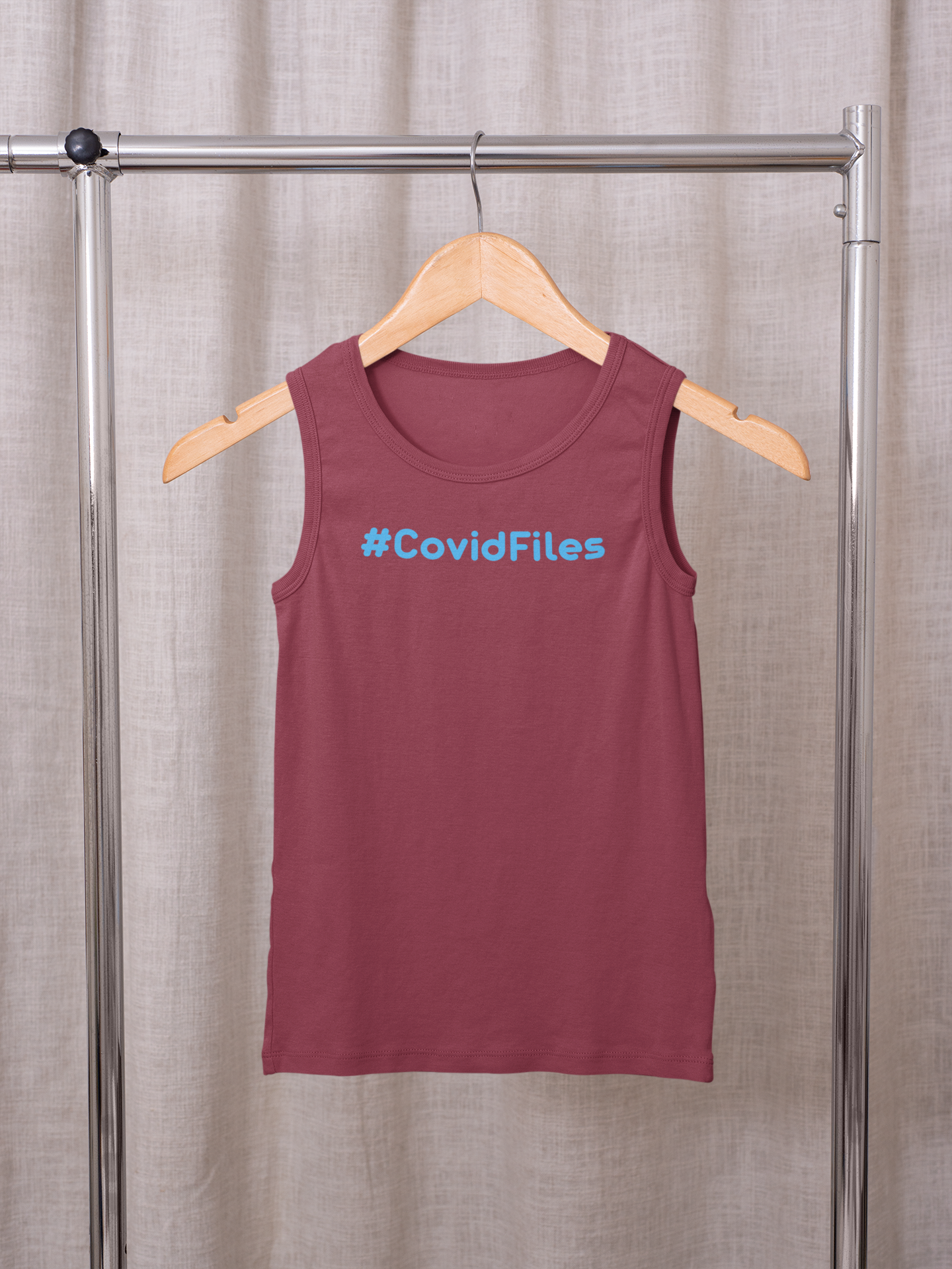 #CovidFiles Tank Top Herr