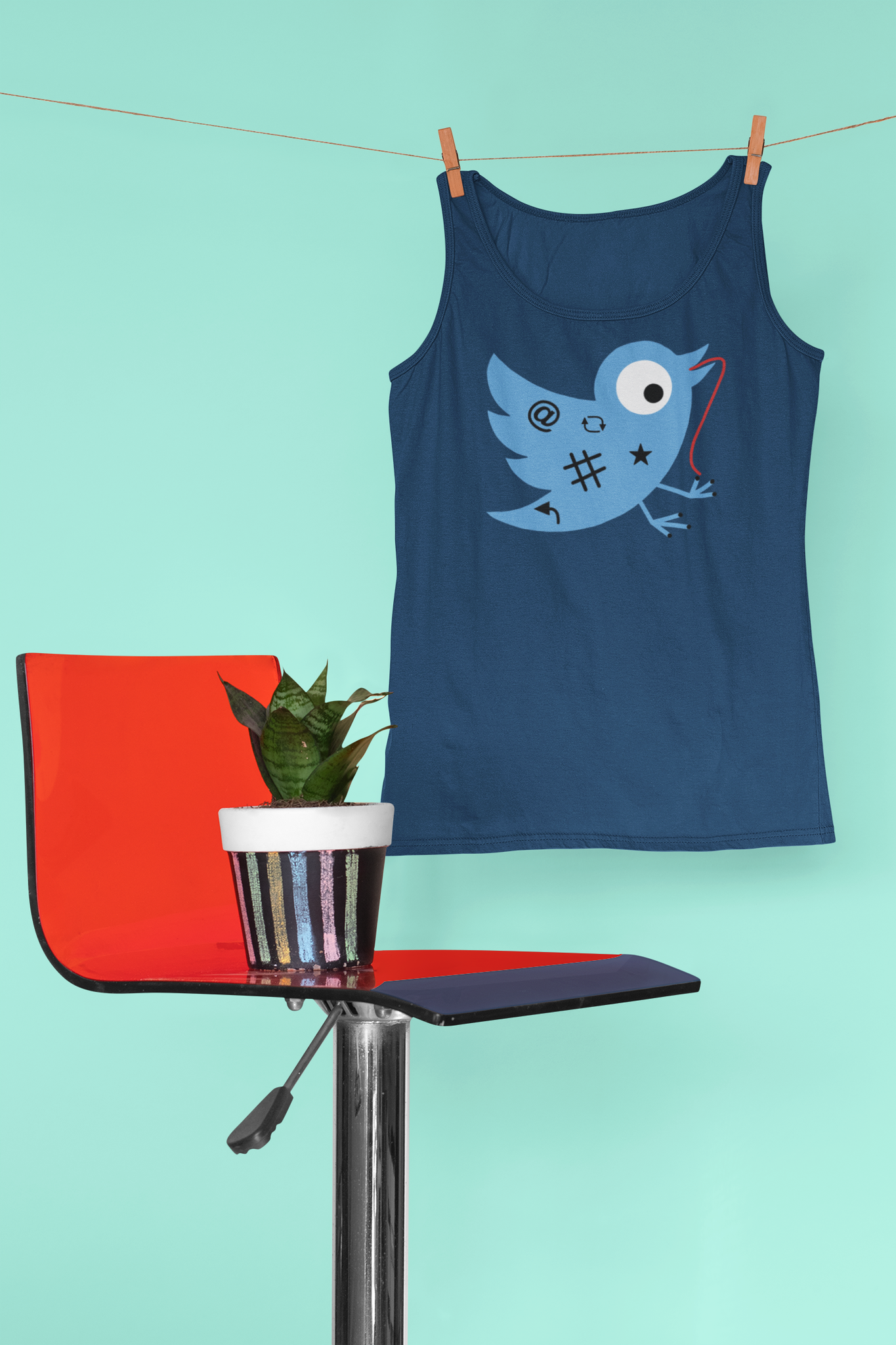 Twitter Birdie Recovery Tank Top Men