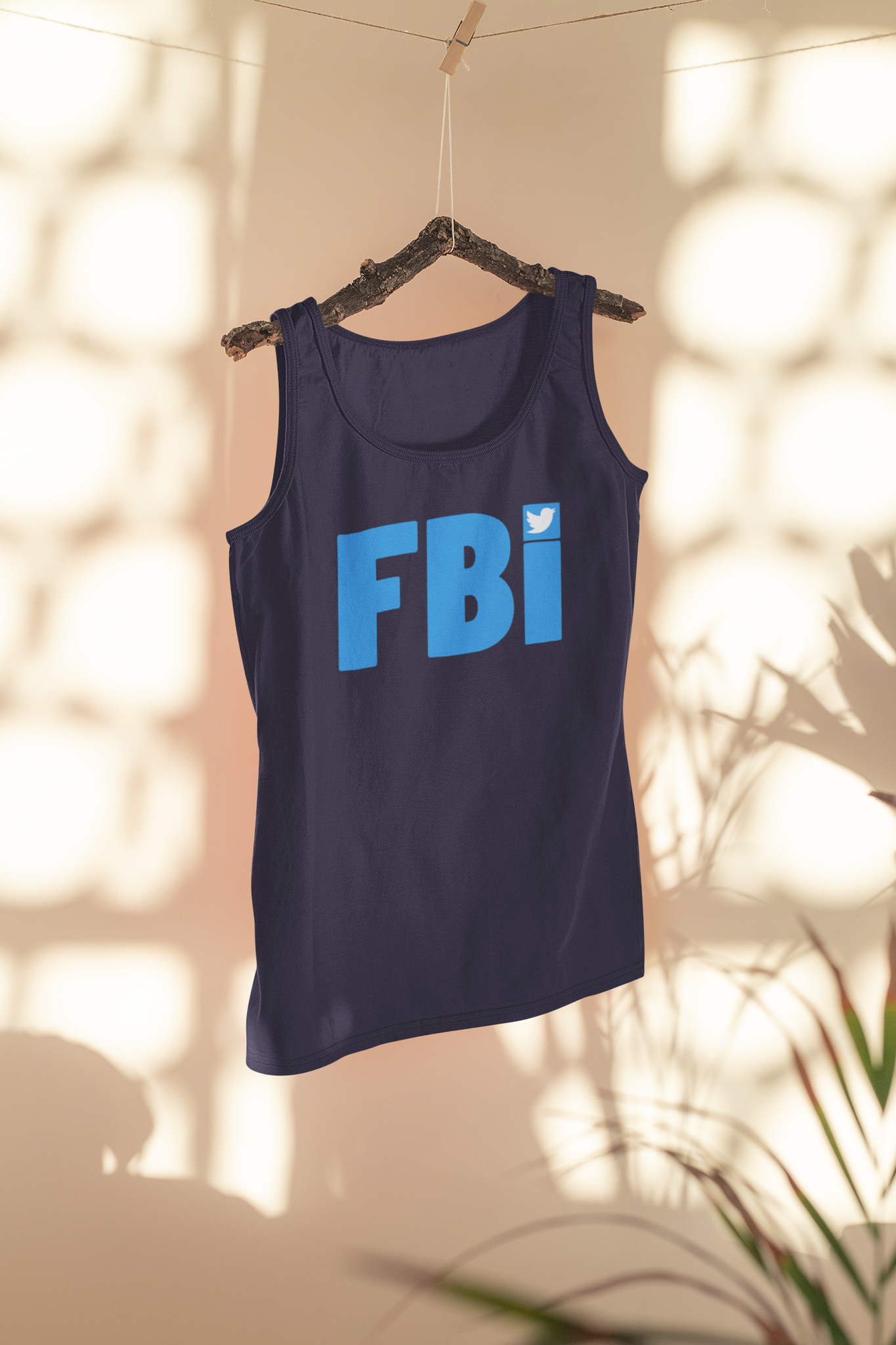 FBI Twitter Tank Top Herr