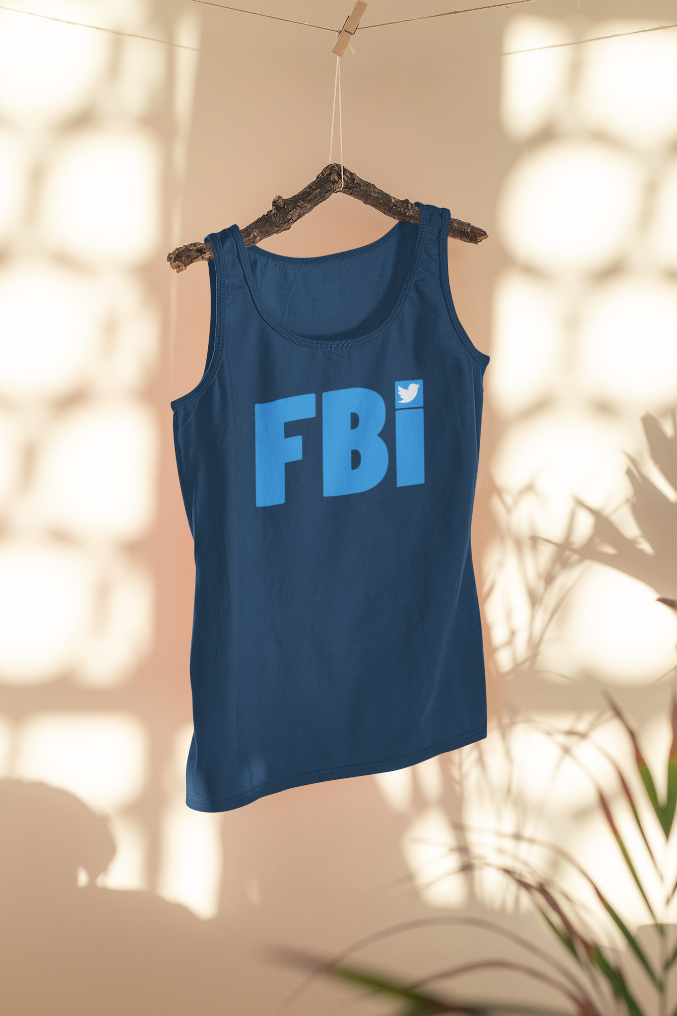 FBI Twitter Tank Top Men