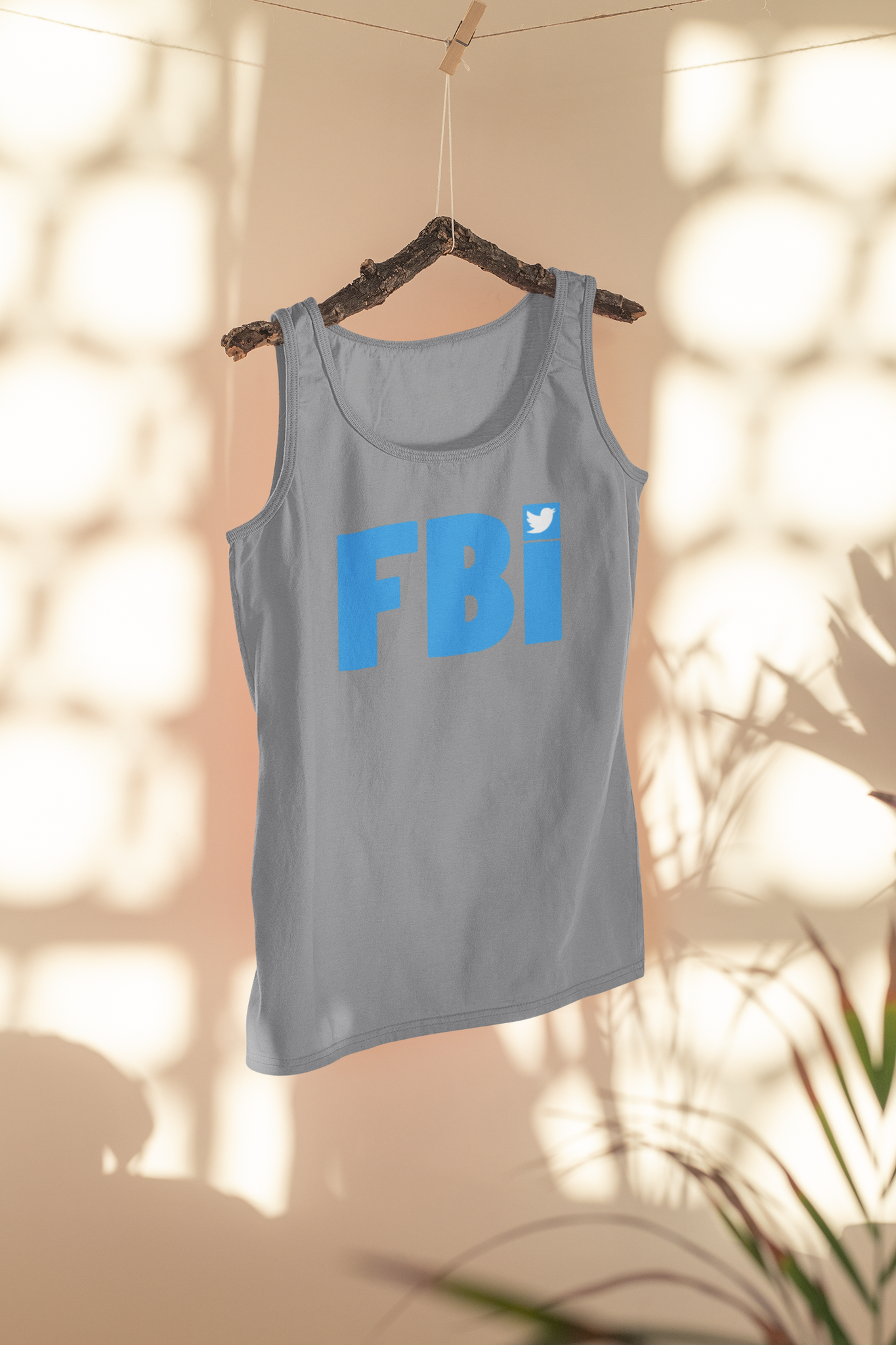 FBI Twitter Tank Top Herr
