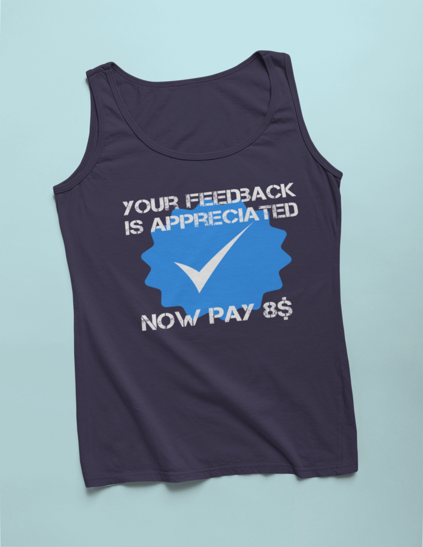 $8 Twitter Tank Top Men