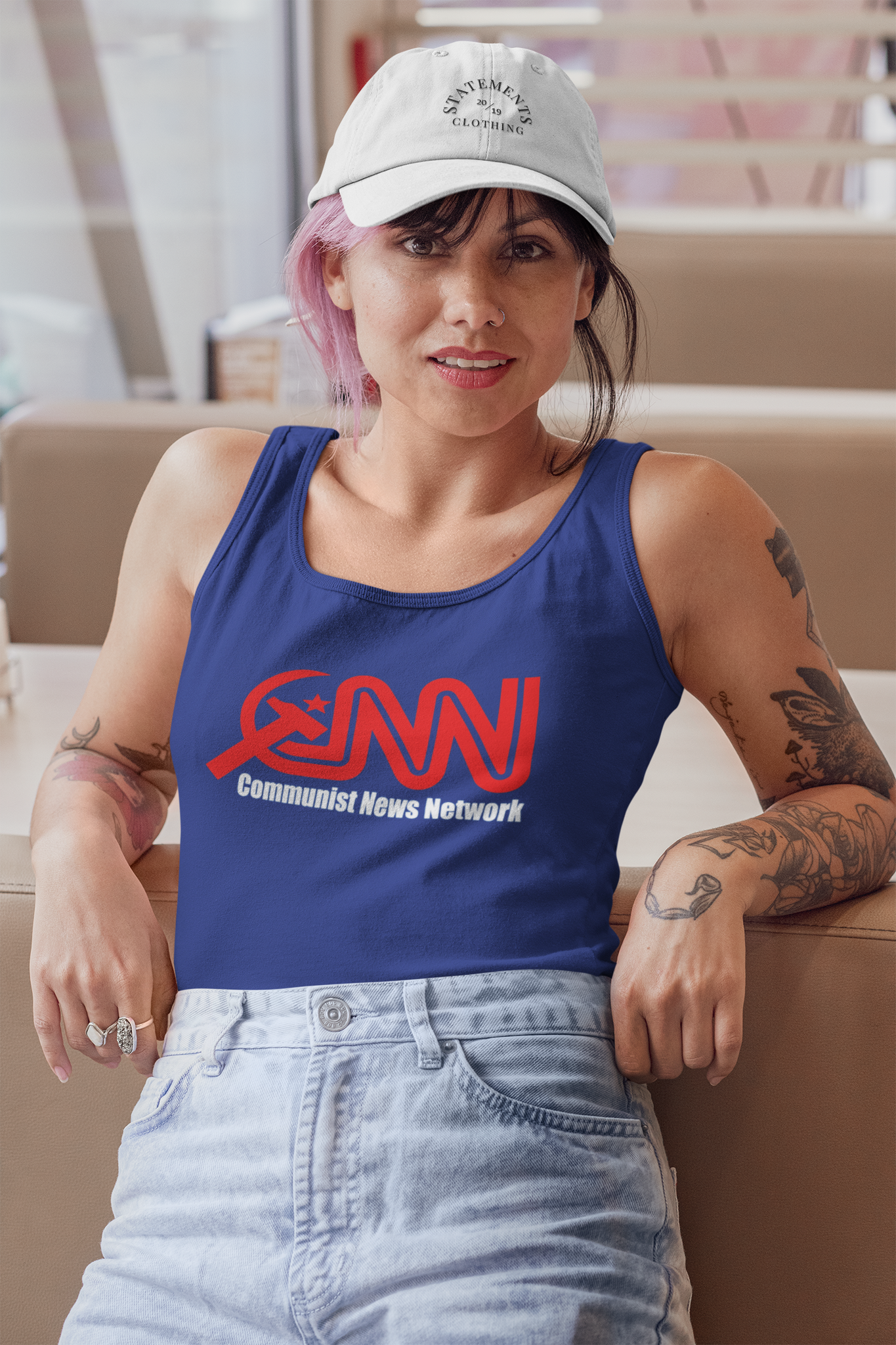 CNN Commie Tank Top Women