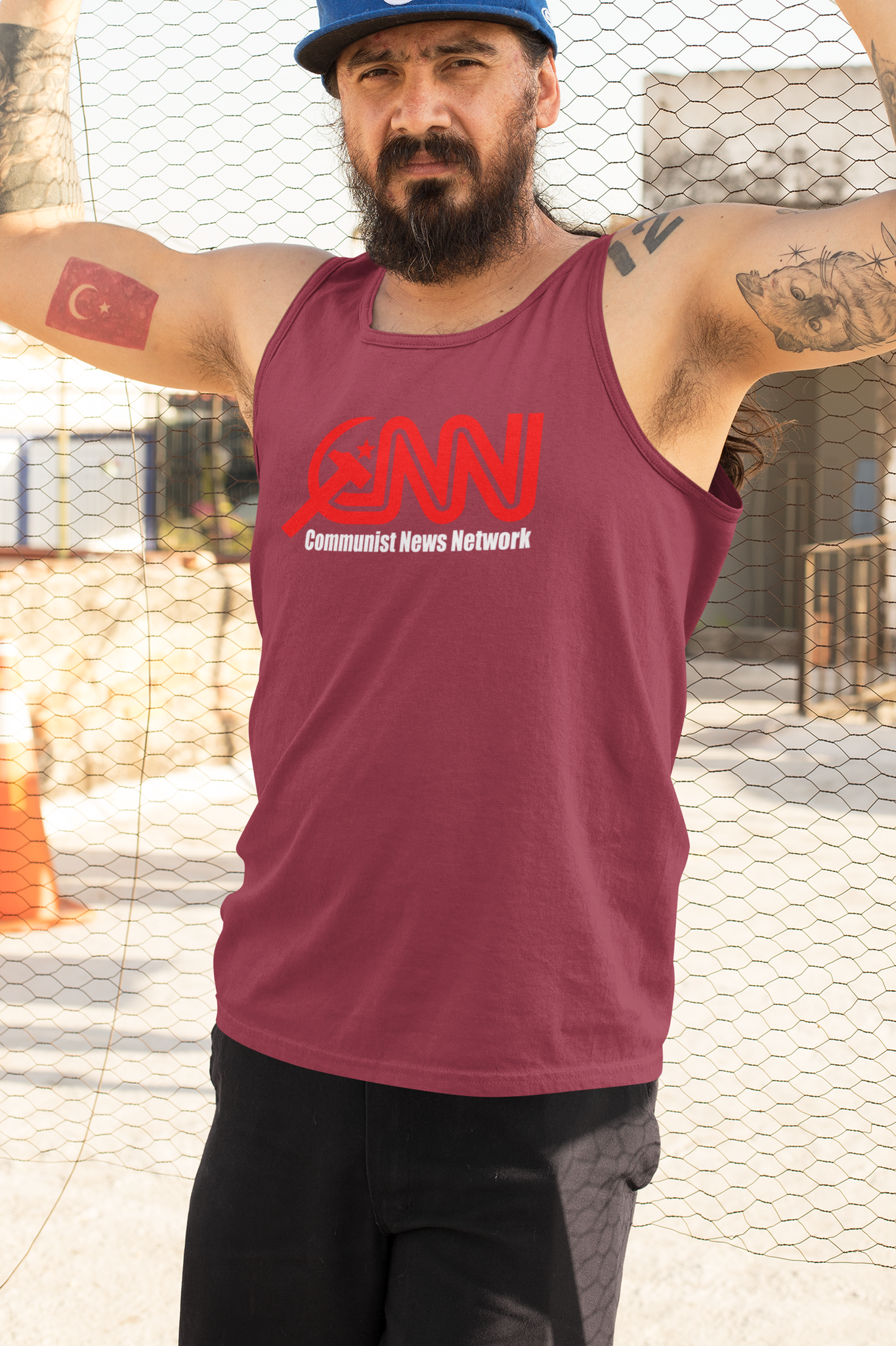 CNN Commie Tank Top Herr