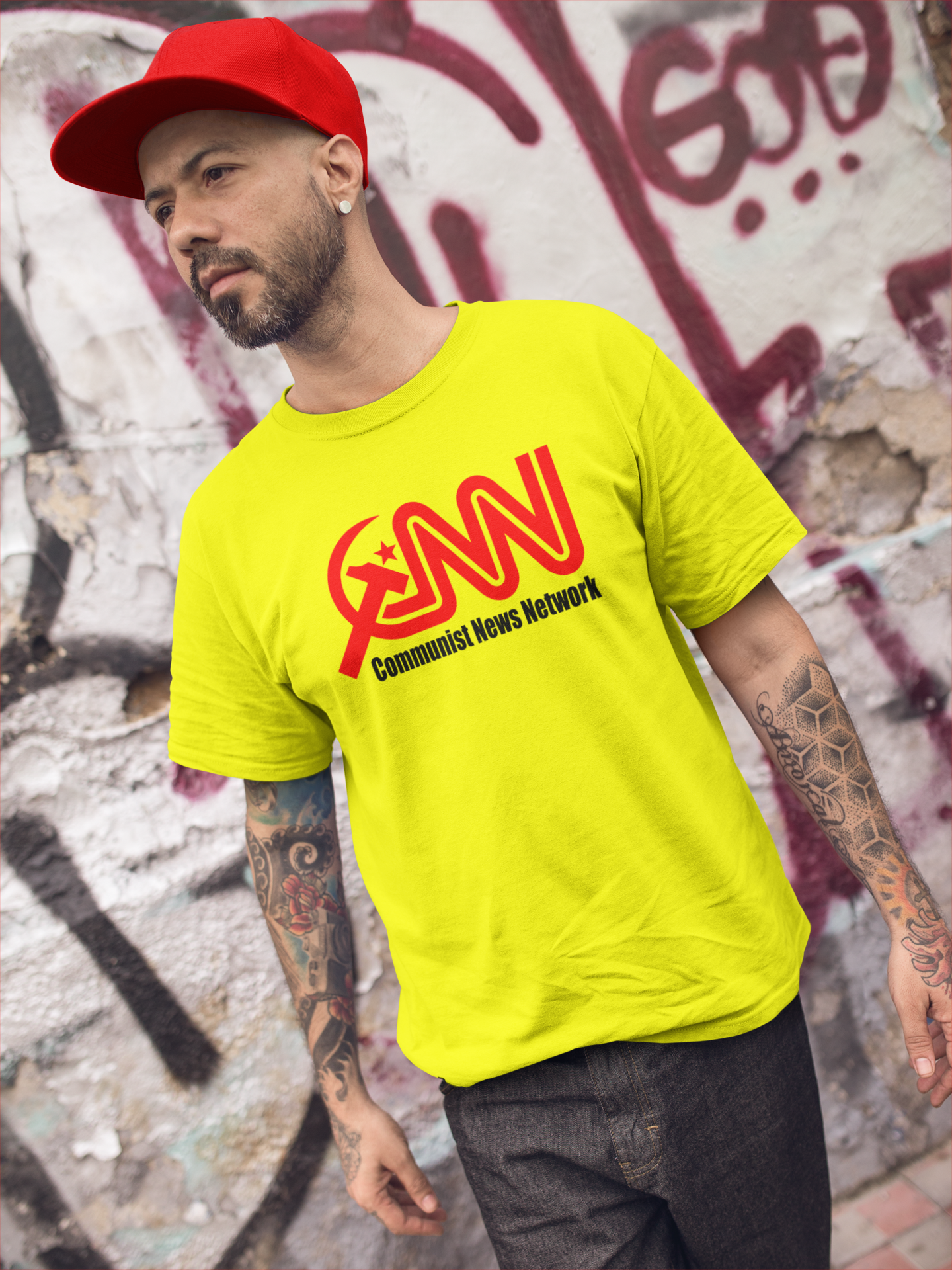 CNN Commie T-Shirt Men